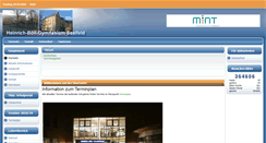 Desktop Screenshot of boellgymnasium.de